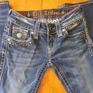 Women’s rock revival jeans size 25